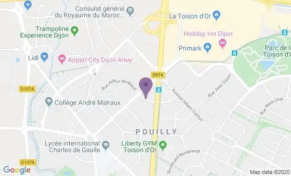 Localisation Mtre Baudry Emilie