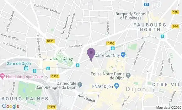 Localisation Mtre Charef Sophie
