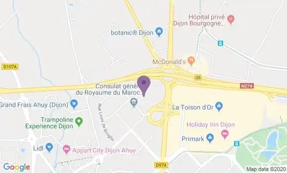 Localisation Mtre Gaupillat Mathilde