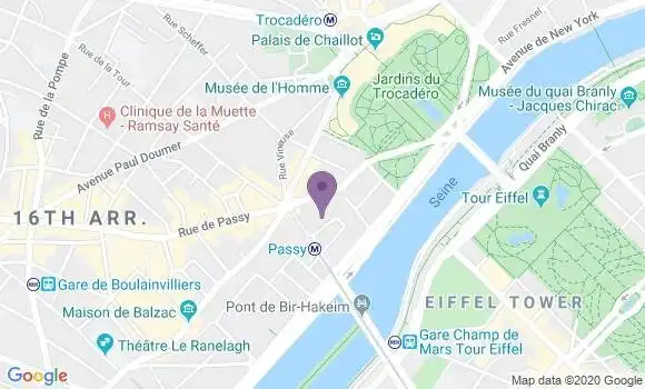 Localisation Mtre Lagarde Bernard