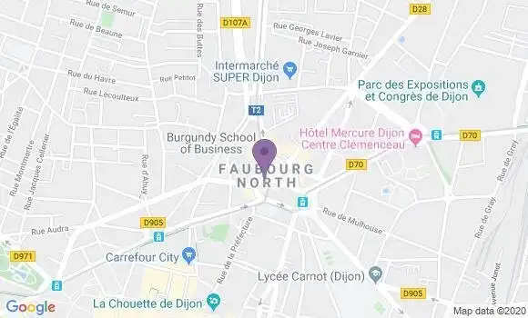 Localisation Mtre Huguenin Pascal