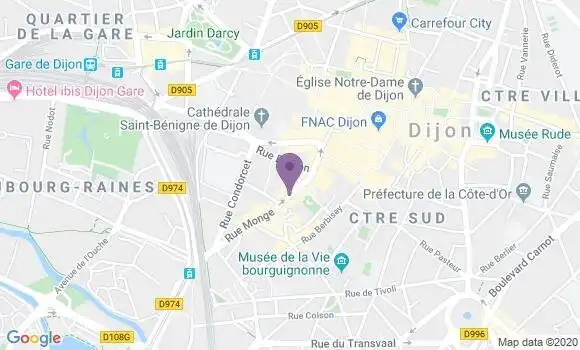 Localisation Mtre Jeanniard Charly