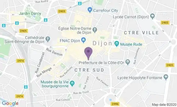 Localisation Mtre Louvrier François