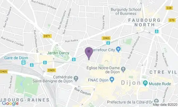 Localisation Mtre Minel Nathalie