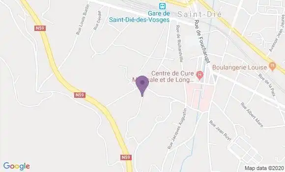 Localisation Mtre Parrod Sabine