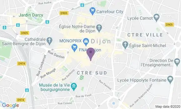 Localisation Mtre Pascaud Didier