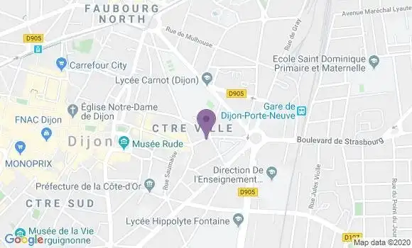 Localisation Mtre Paulin Seguire Nagy