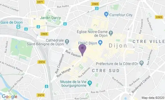 Localisation Mtre Rousseau Michel