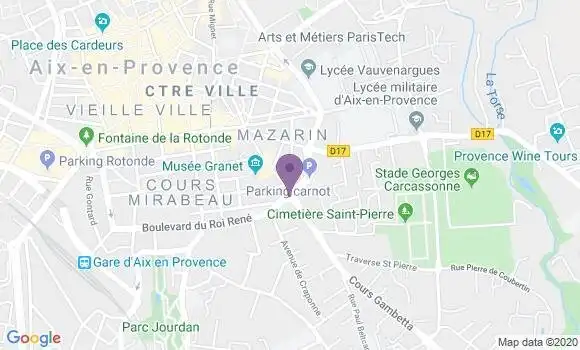Localisation Mtre Sarazin Claire