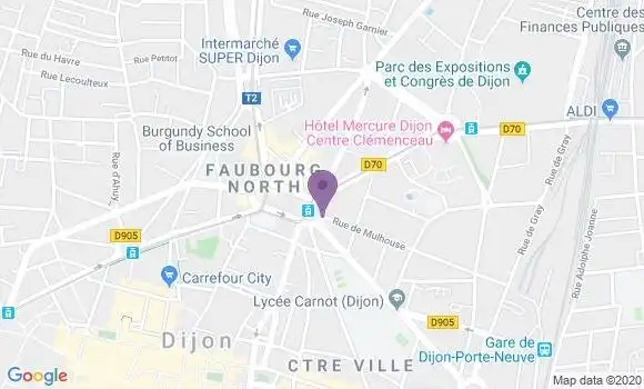 Localisation Mtre Thiebaut Marie Laure