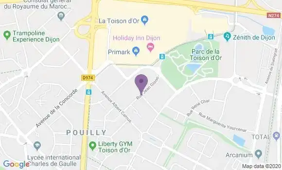 Localisation Mtre Tostain Emilie