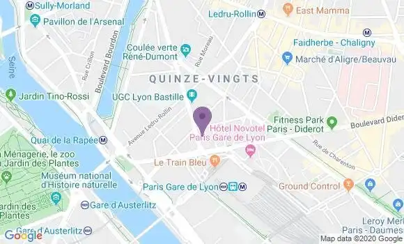 Localisation Mtre Lang Jacques