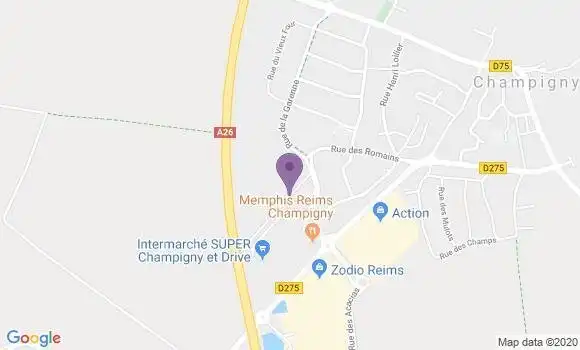 Localisation Mtre Lange Thomas