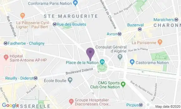 Localisation Mtre Langman Catherine