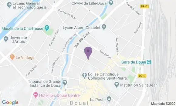 Localisation Mtre Carlier Marie Hélène