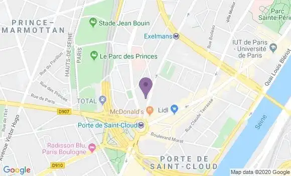 Localisation Mtre Laprie Bernard