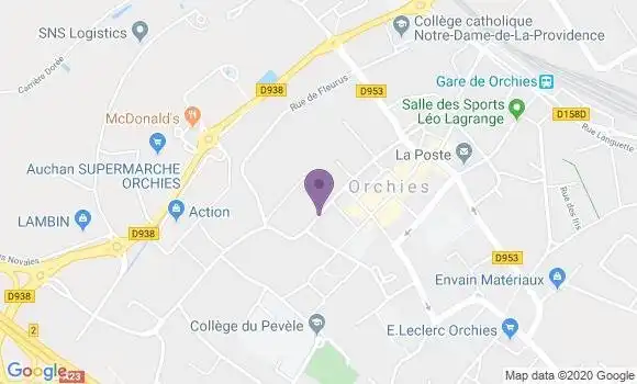 Localisation Mtre Maenhaut Charles François