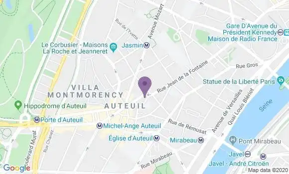 Localisation Mtre Lasnier Aliette