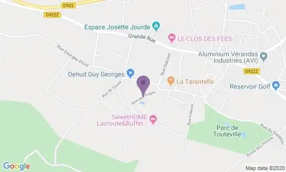 Localisation Mtre Lassus Paul