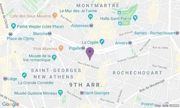 Localisation Mtre Lasvergnas Charles