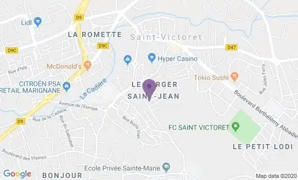 Localisation Mtre Tardy Véronique