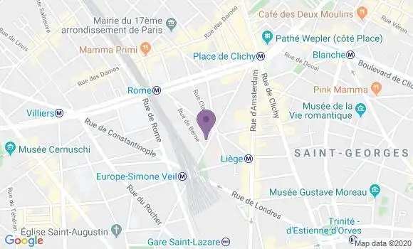 Localisation Mtre Laugier Thierry