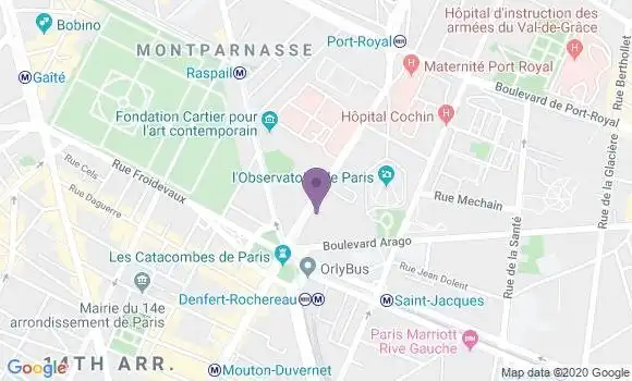 Localisation Mtre Clavel Véronique