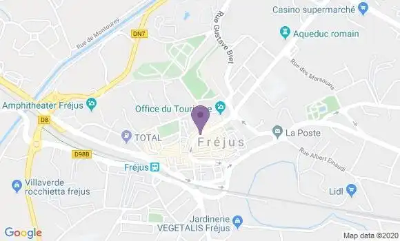 Localisation Mtre Finet David