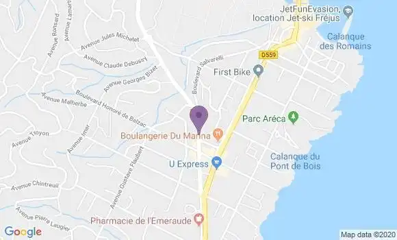 Localisation Mtre Gestas Muriel