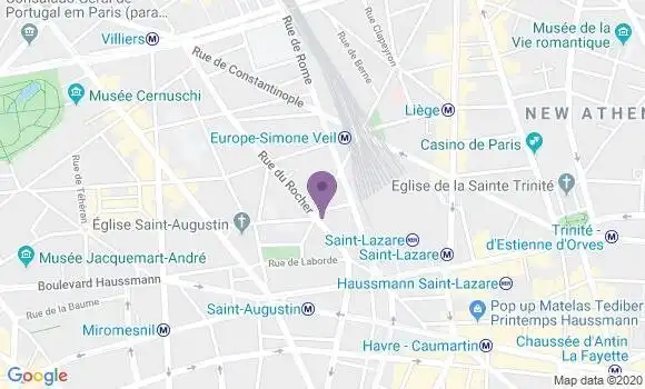 Localisation Mtre Lavergne Claire