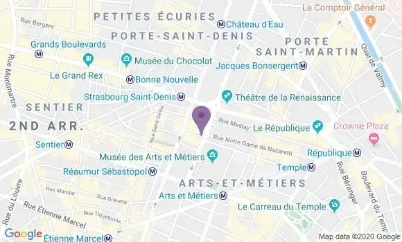 Localisation Mtre Laymond Sophie