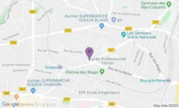 Localisation Mtre Le Baut François