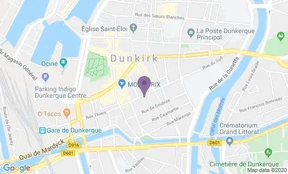 Localisation Mtre Catrix Charlotte