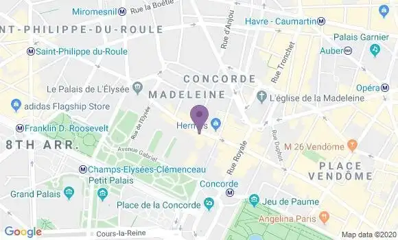 Localisation Mtre Le Coq Isabelle