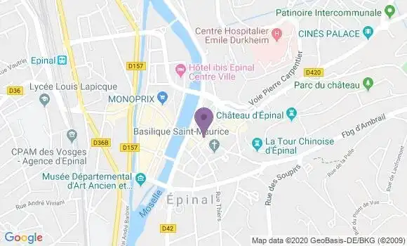 Localisation Mtre Cuny Thibaut