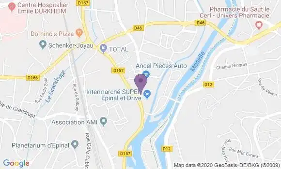 Localisation Mtre Gainet Louis
