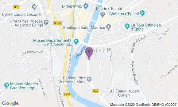 Localisation Mtre Gauthier Cyrille