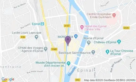 Localisation Mtre Lanfranchi Muriel