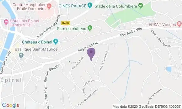 Localisation Mtre Morati Bernadette