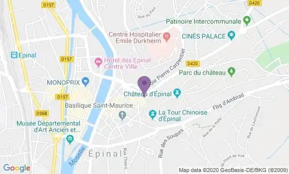 Localisation Mtre Risacher Nancy