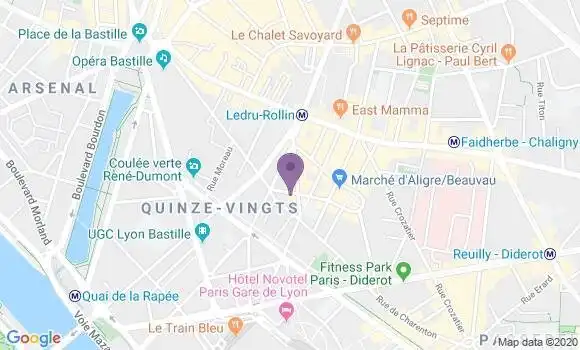 Localisation Mtre Le Pape Anne Marie