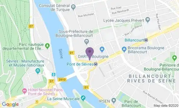 Localisation Mtre Boudara Johann