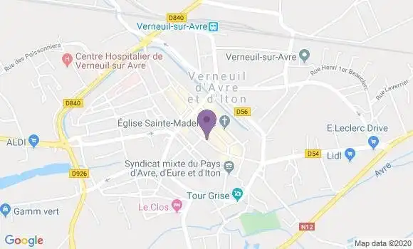 Localisation Mtre Houvenaghel Pascale