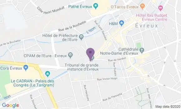 Localisation Mtre Legendre Jean Paul