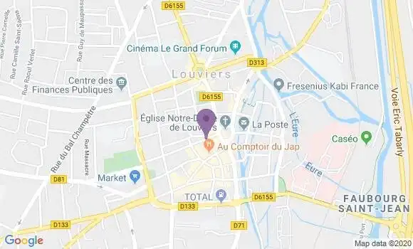 Localisation Mtre Leroux Nathalie
