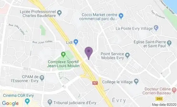 Localisation Mtre Courage Christophe
