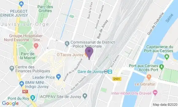 Localisation Mtre Gas François René