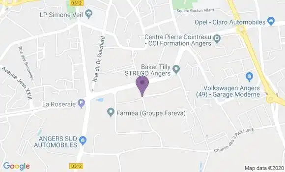Localisation Mtre Clouzard Guillaume