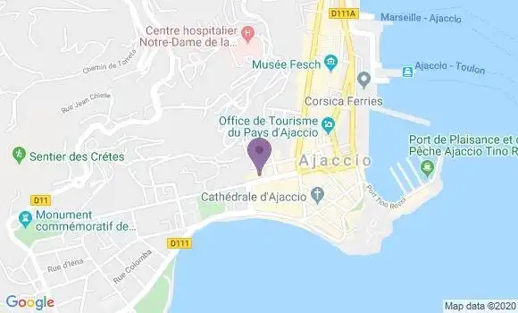 Localisation Mtre Casanova Servas Marie Hélène
