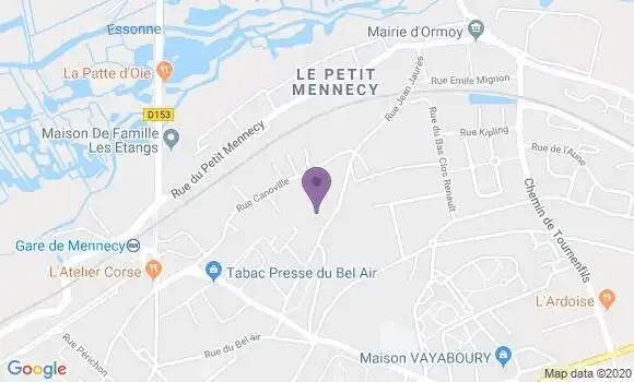 Localisation Mtre Mevel Christine